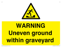 warning-uneven-ground-within-graveyard~
